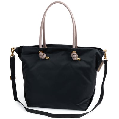 VIOLAd'ORO ヴィオラドーロ BIANCA ビアンカ ノットハンドルトートバッグML V-2204