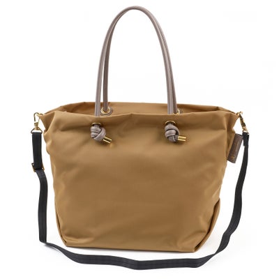 VIOLAd'ORO ヴィオラドーロ BIANCA ビアンカ ノットハンドルトートバッグML V-2204