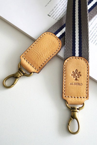 ALBERO アルベロ NATURALE ナチュラーレ ショルダーベルト 38mm幅 3003