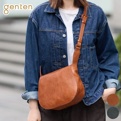 genten ゲンテン CUOIO RUVIDO クオイオルヴィド ショルダーバッグ 44598