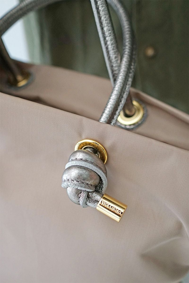 VIOLAd'ORO ヴィオラドーロ BIANCA ビアンカ ノットハンドルトートバッグS V-2224