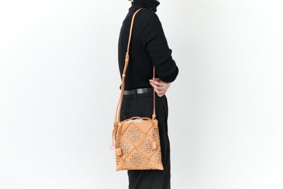 genten ゲンテン Flutter Bascket フラッターバスケット ショルダーバッグ 49576