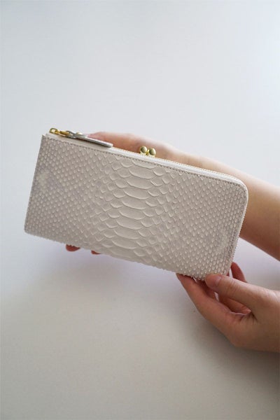 VIA DOAN ヴィア ドアン Bran python ブランパイソン 小銭入れ付き長財布 452
