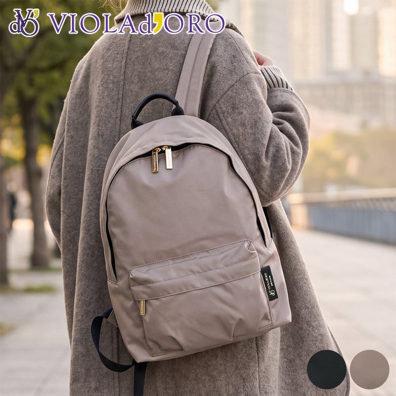 VIOLAd'ORO ヴィオラドーロ GINO ジーノ ナイロンバックパック V-2209