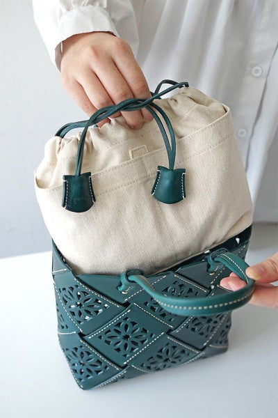 genten ゲンテン Suscut basket サスカットバスケット 手さげバッグ 43979