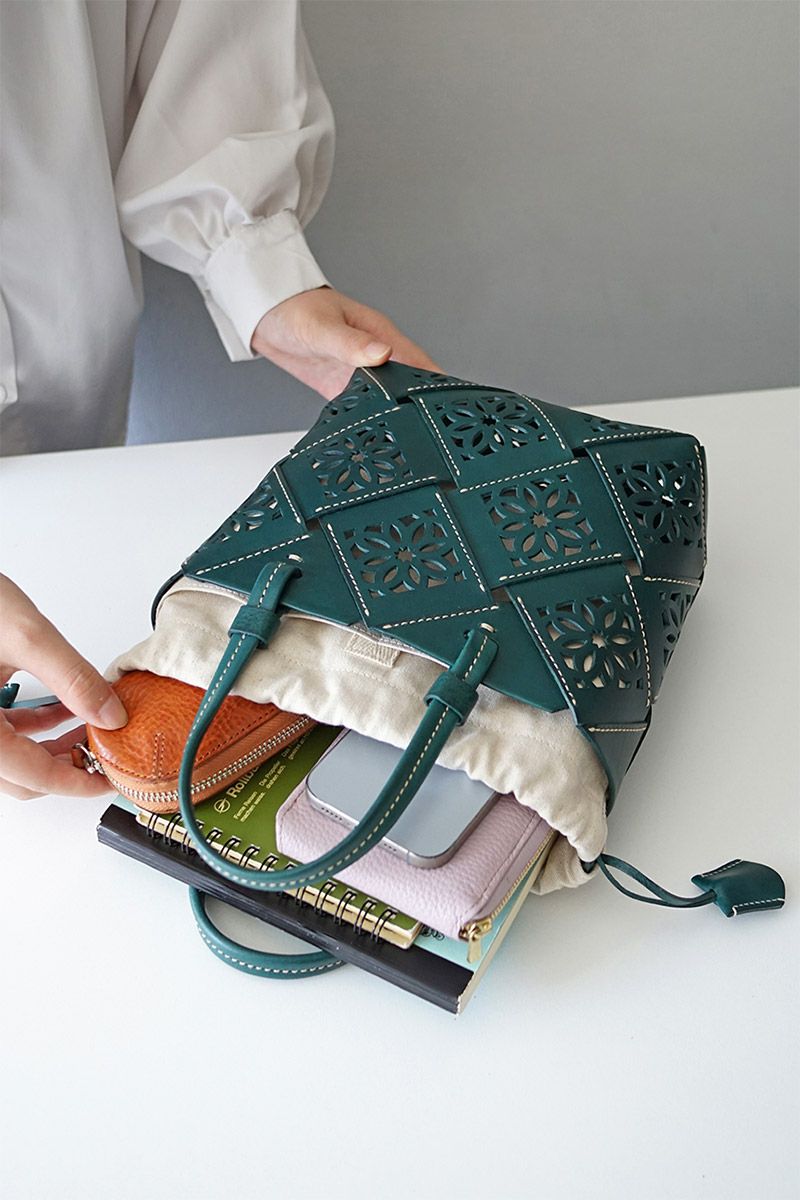 genten ゲンテン Suscut basket サスカットバスケット 手さげバッグ 43979