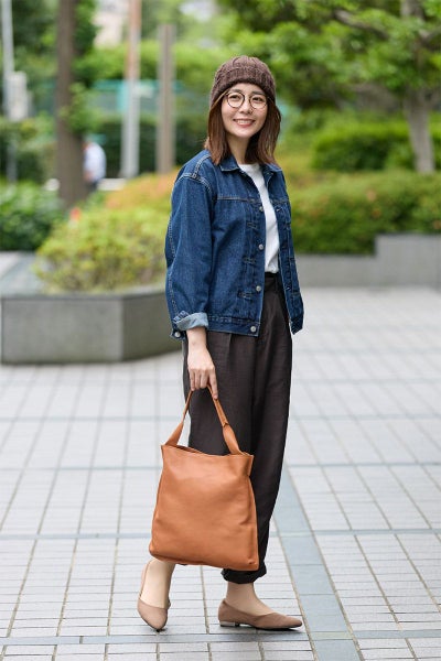 genten ゲンテン サスティナブル巾着 手さげバッグ 43729