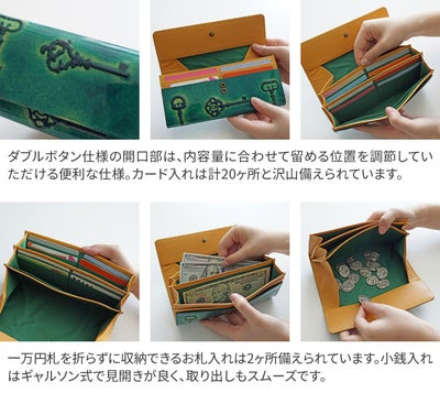 VIA DOAN ヴィア ドアン Retro レトロ 小銭入れ付き長財布 746