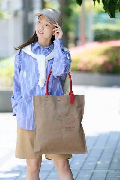 BEAU DESSIN S.A. ボーデッサン ハンプ×ブッテーロ プリント トートバッグ HP3042