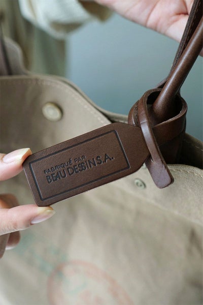 BEAU DESSIN S.A. ボーデッサン ハンプ×ブッテーロ プリント トートバッグ HP3042