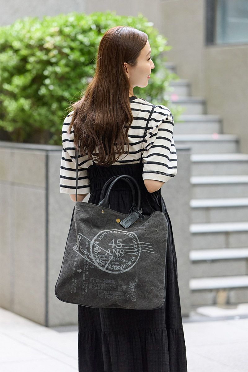 BEAU DESSIN S.A. ボーデッサン タンニン・ワッシャー プリント 2WAYショルダーバッグ TP3046