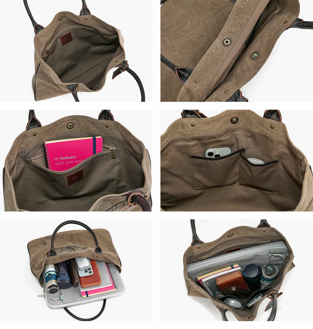 BEAU DESSIN S.A. ボーデッサン タンニン・ワッシャー プリント トートバッグ TP3047