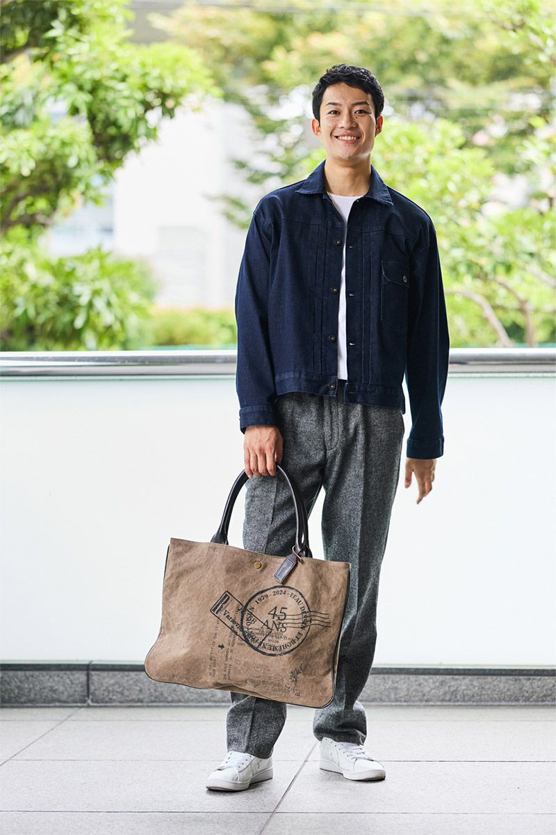 BEAU DESSIN S.A. ボーデッサン タンニン・ワッシャー プリント トートバッグ TP3047