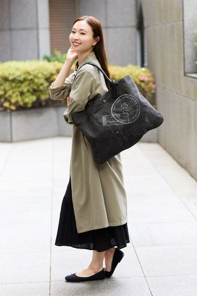 BEAU DESSIN S.A. ボーデッサン タンニン・ワッシャー プリント トートバッグ TP3047