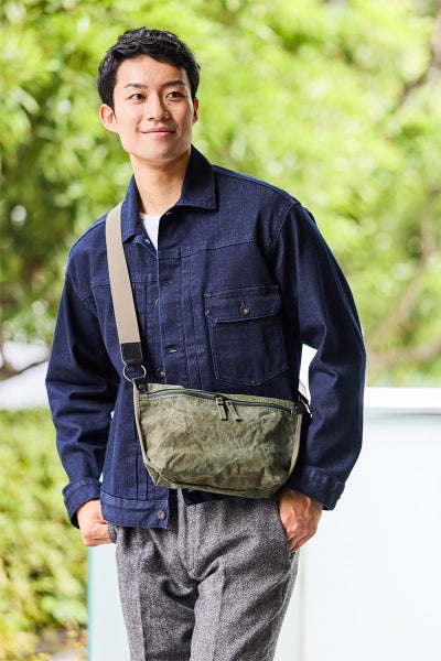 BAGGY PORT バギーポート TIGER CANVAS タイガー帆布 ミニショルダーバッグ GRN-880
