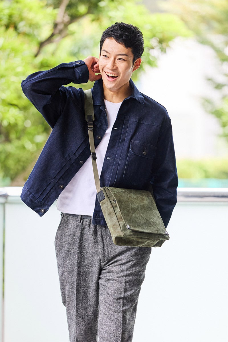BAGGY PORT バギーポート TIGER CANVAS タイガー帆布 ショルダーバッグ GRN-881