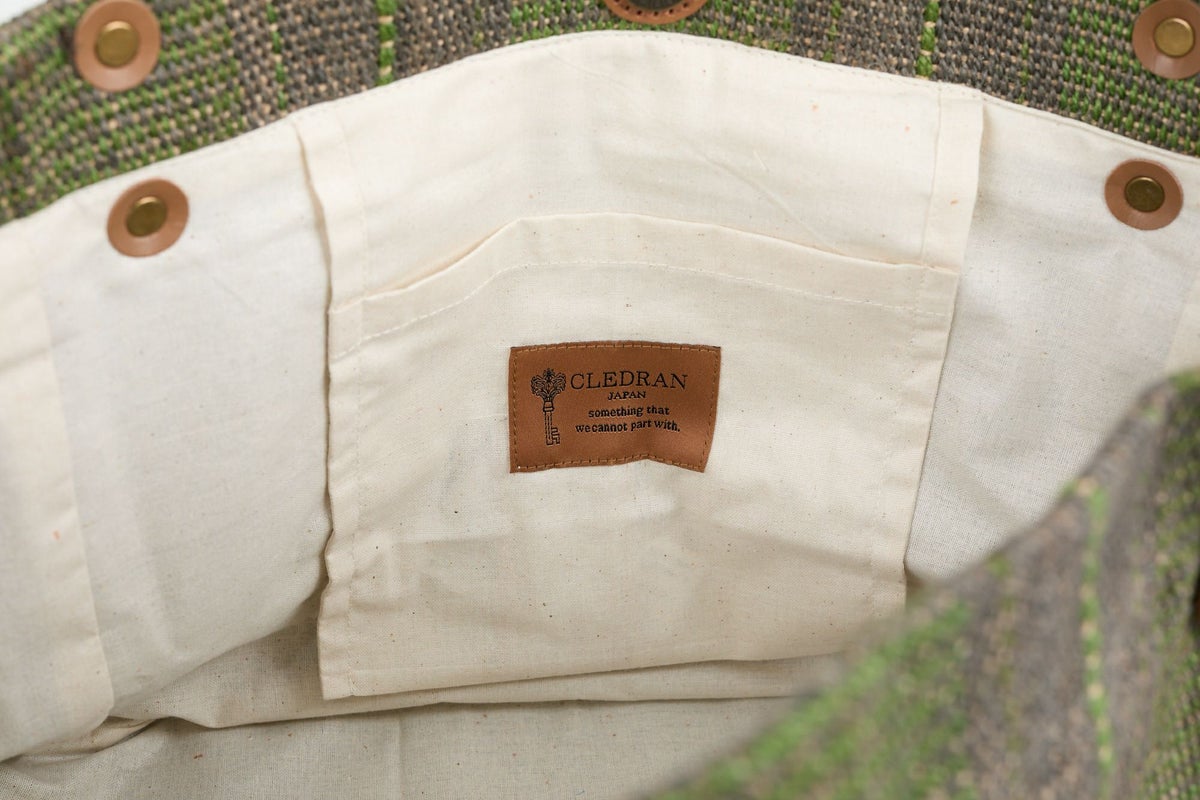 CLEDRAN クレドラン HAND＆WORK ハンド＆ワーク ストライプトートバッグ CR-CL3757