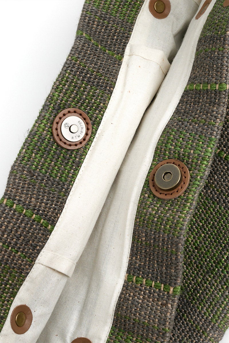 CLEDRAN クレドラン HAND＆WORK ハンド＆ワーク ストライプトートバッグ CR-CL3757