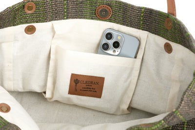 CLEDRAN クレドラン HAND＆WORK ハンド＆ワーク ストライプトートバッグ CR-CL3757