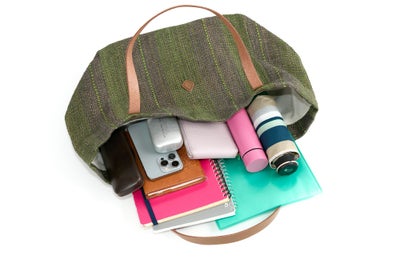 CLEDRAN クレドラン HAND＆WORK ハンド＆ワーク ストライプトートバッグ CR-CL3757