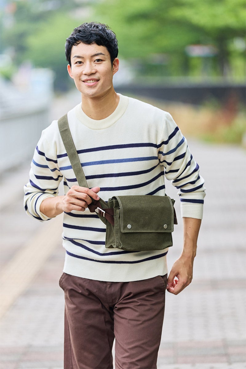 BAGGY PORT バギーポート シェルターダック フラップボディバッグ INS