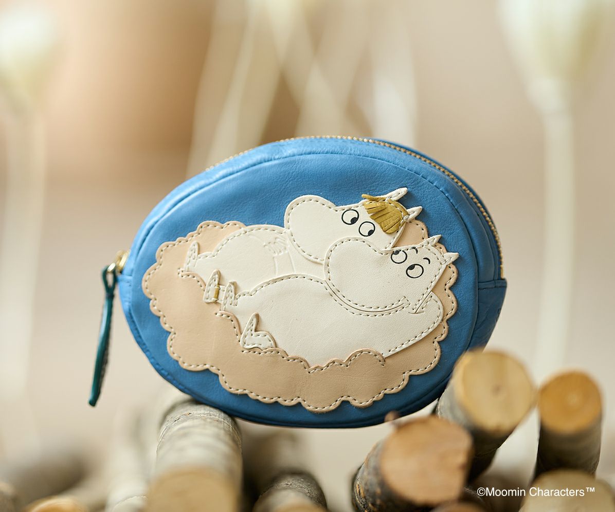 genten ゲンテン MOOMIN ムーミン ポーチ「ムーミンとスノークの