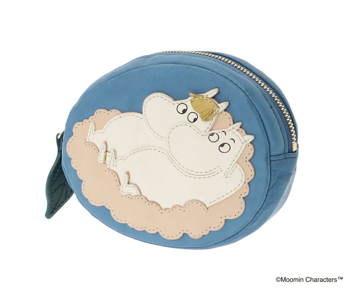 genten ゲンテン MOOMIN ムーミン ポーチ「ムーミンとスノークのおじょうさん」 46143