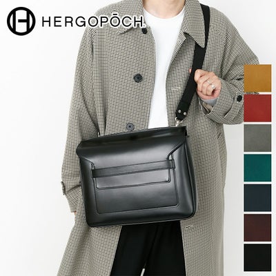 HERGOPOCH エルゴポック 06 Series 06シリーズ ワキシングレザー フラップショルダーバッグ 06N-FS