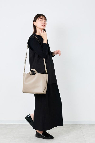 VIOLAd'ORO ヴィオラドーロ TRERO トレロ Wフェイストートバッグ(M) V-1506