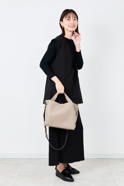 VIOLAd'ORO ヴィオラドーロ TRERO トレロ Wフェイストートバッグ(M) V-1506