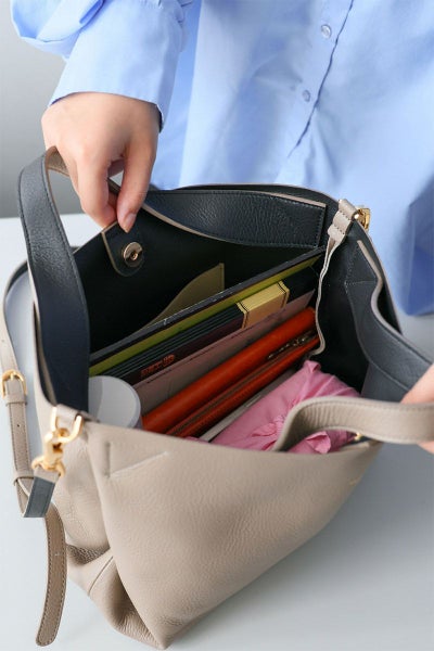 VIOLAd'ORO ヴィオラドーロ TRERO トレロ Wフェイストートバッグ(M) V-1506