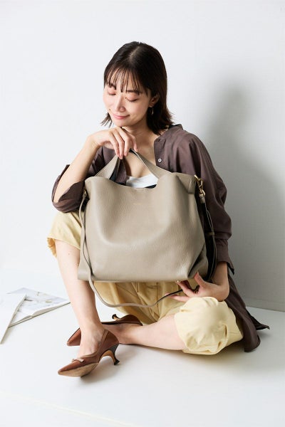 VIOLAd'ORO ヴィオラドーロ TRERO トレロ Wフェイストートバッグ(L) V-1508