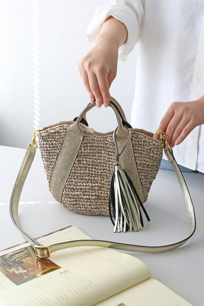 VIOLAd'ORO ヴィオラドーロ SANDRO サンドロ 2WAYかごバッグ V-8247