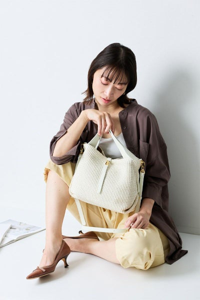 VIOLAd'ORO ヴィオラドーロ SANDRO サンドロ 2WAYトートバッグ V-8744