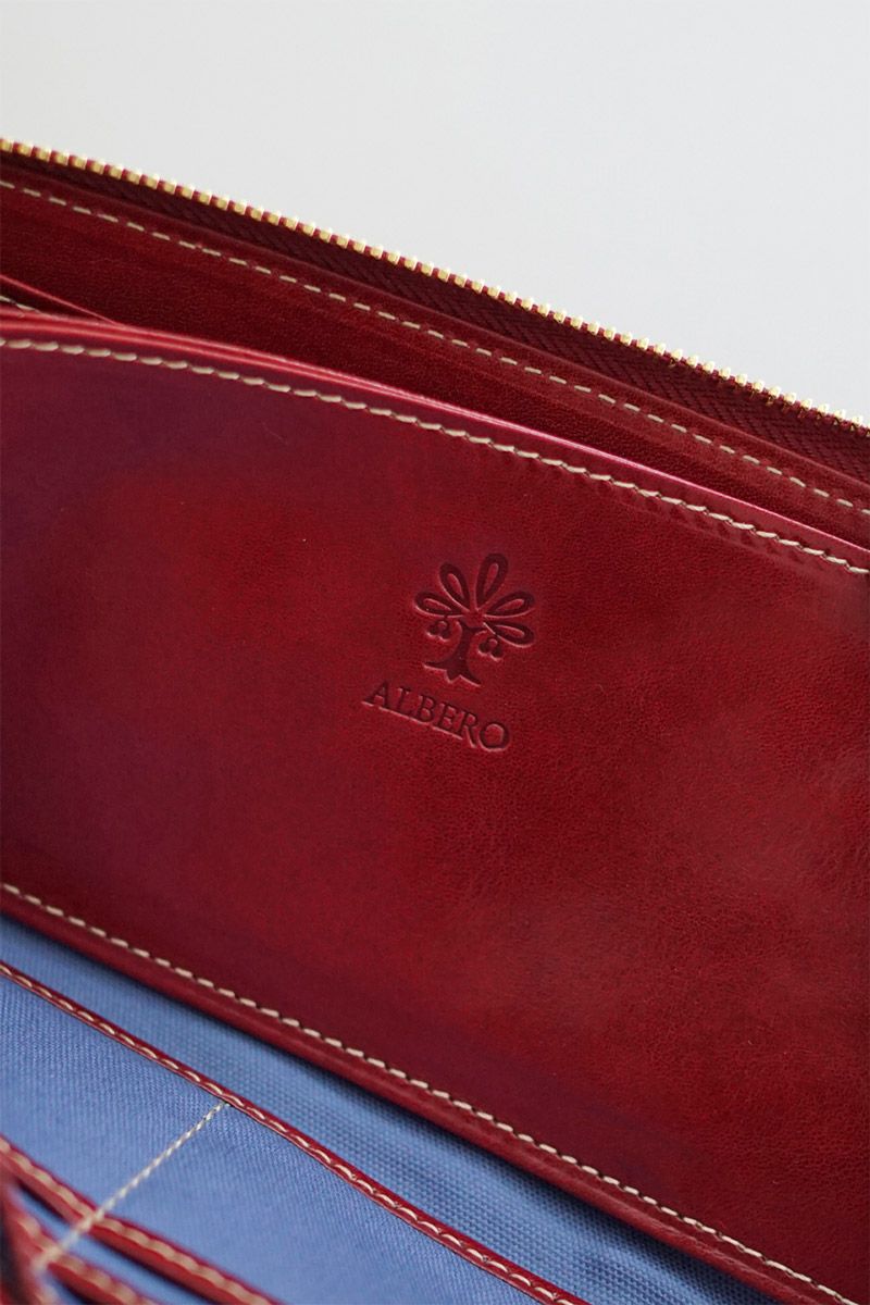 ALBERO アルベロ PIERROT ピエロ 小銭入れ付き長財布（L字ファスナー式） 6455