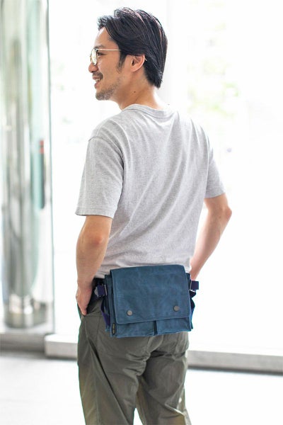 BAGGY PORT バギーポート ロウ引きパラフィン ウエストバッグ ACR-442