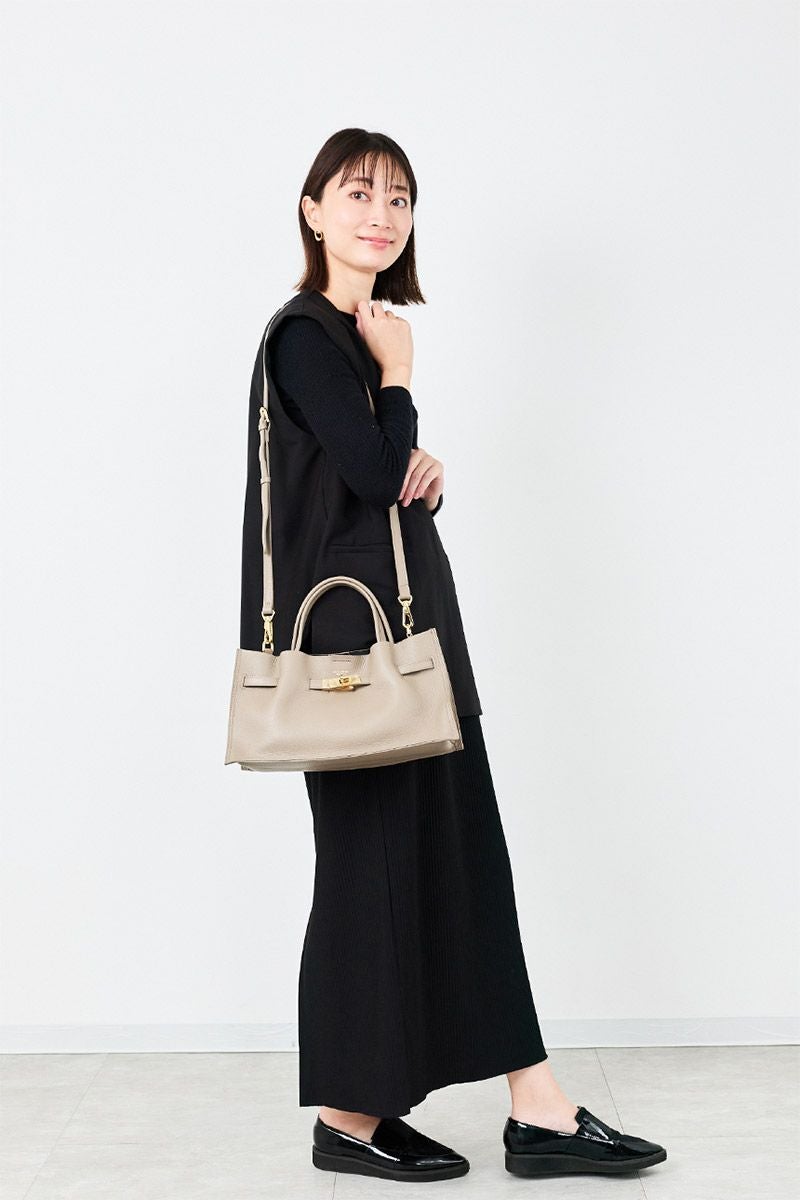 VIOLAd'ORO ヴィオラドーロ TRERO トレロ Wフェイストートバッグ V-1585