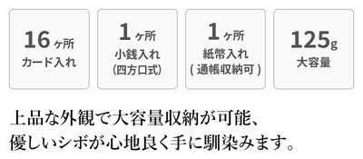 airlist エアリスト Chaleur シャルール 小銭入れ付き長財布 24848
