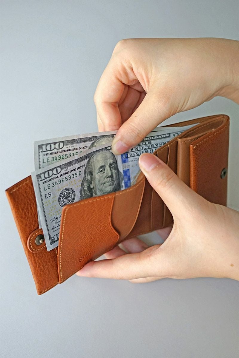 genten ゲンテン Minerva2 ミネルヴァ2 小銭入れ付き二つ折り財布 44445