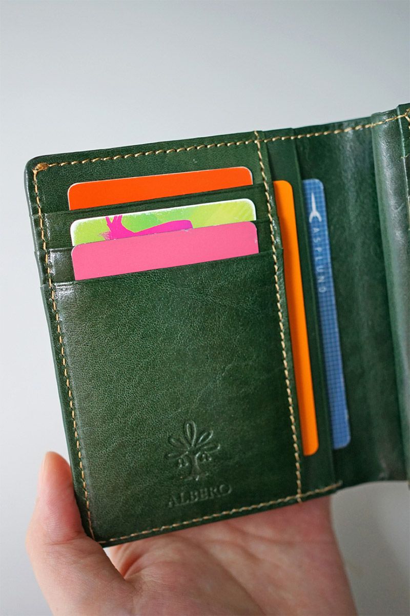 ALBERO アルベロ PIERROT ピエロ 小銭入れ付き二つ折り財布 6459