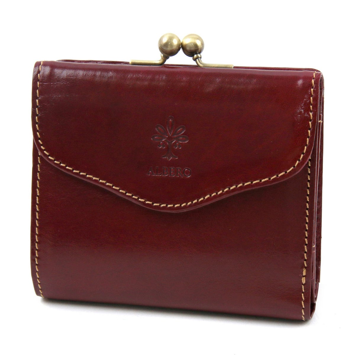 ALBERO アルベロ PIERROT ピエロ 小銭入れ付き二つ折り財布 6459