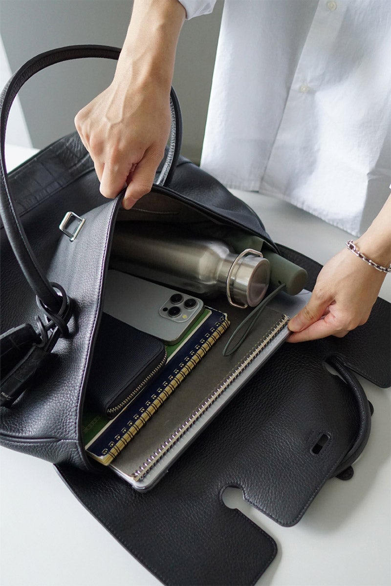 PELLE MORBIDA ペッレモルビダ Maiden Voyage メイデン ボヤージュ （センティーレワン別注モデル） フラップトートバッグ PMO-SOMB055AELE