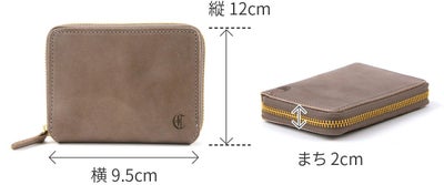 CLEDRAN クレドラン EPON エポン 小銭入れ付き二つ折り財布（ラウンドファスナー式 ） CR-CL3888