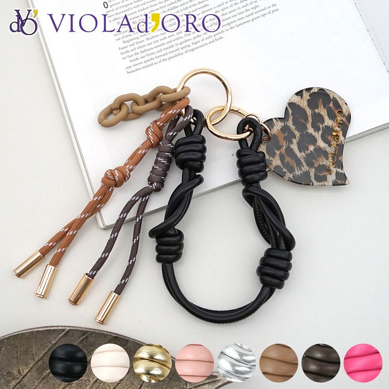 VIOLAd'ORO ヴィオラドーロ BIANCA ビアンカ バッグチャーム V-5078