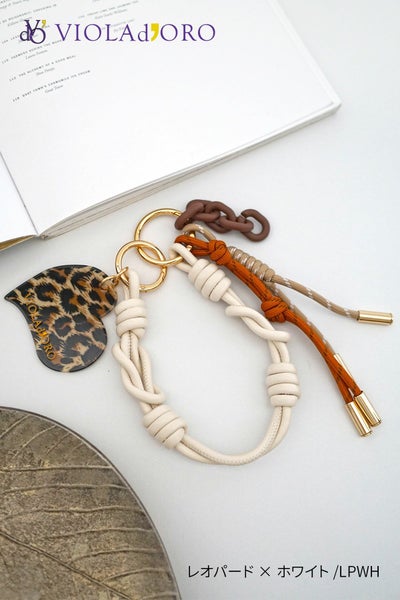 VIOLAd'ORO ヴィオラドーロ BIANCA ビアンカ バッグチャーム V-5078