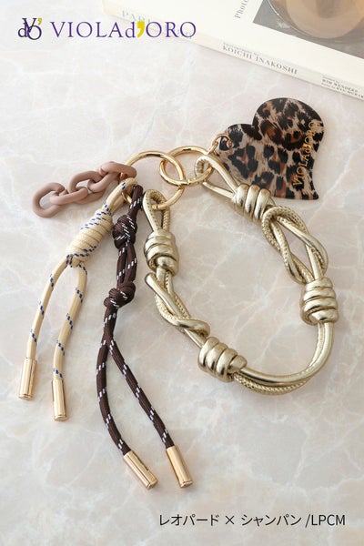 VIOLAd'ORO ヴィオラドーロ BIANCA ビアンカ バッグチャーム V-5078