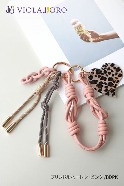 VIOLAd'ORO ヴィオラドーロ BIANCA ビアンカ バッグチャーム V-5078