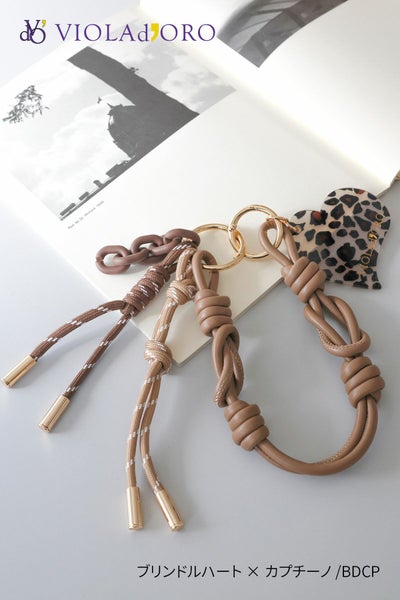 VIOLAd'ORO ヴィオラドーロ BIANCA ビアンカ バッグチャーム V-5078