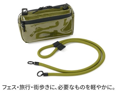 BAGGY'S ANNEX バギーズアネックス CLEAR RIPSTOP クリア リップストップ ミニショルダーバッグ LWL-3000