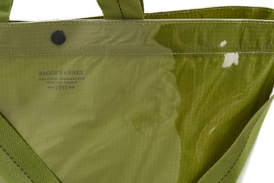 BAGGY'S ANNEX バギーズアネックス CLEAR RIPSTOP クリア リップストップ 2WAYトートショルダーバッグ（大） LWL-3002